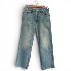 MOTHER Rambler Zip Ankle Fray Wash I’m with the band Jeans 27